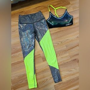 Zumba Brand sets Bra or Tank with Leggings $25 per set